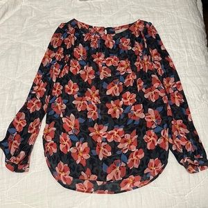 Ann Taylor Loft Flower Blouse